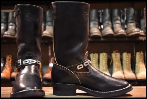 【8D 箱付 美品 リミテッド 限定 23年】WESCO ウエスコ カスタムボス エンジニア ホースハイド 11インチハイト ブーツ HOPESMORE
