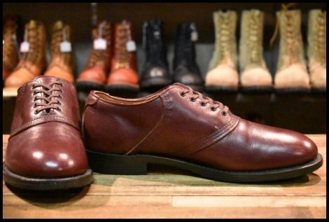 【9.5D 美品 15年】レッドウィング 9088 ミルワン サドル オックスフォード フェザーストーン シューズ ブーツ redwing HOPESMORE
