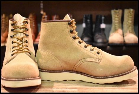 【7.5E 良品 クラプトンモデル 羽タグ 01年】レッドウィング 2001 スエード アイリッシュセッター 編み上げ ブーツ redwing HOPESMORE