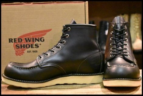 【8.5E 箱付 良品 11年】レッドウィング 8179 アイリッシュセッター 黒 ブラッククローム モックトゥ ブーツ redwing HOPESMORE