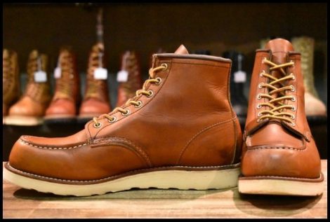 【9.5D 良品 17年】レッドウィング 875 アイリッシュセッター 茶 オロレガシー モックトゥ レースアップ ブーツ redwing HOPESMORE