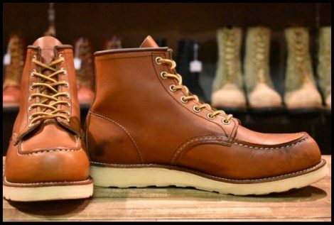 【9.5D 良品 17年】レッドウィング 875 アイリッシュセッター 茶 オロレガシー モックトゥ レースアップ ブーツ redwing HOPESMORE