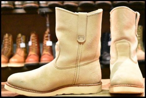 【8E 良品 09年】レッドウィング 8168 スエード ペコス ホーソーン アビレーン ラフアウト プルオン ブーツ redwing pecos HOPESMORE
