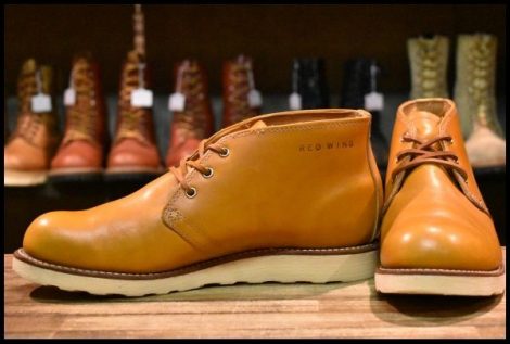 【10D 美品 19年】レッドウィング 9853 アイリッシュセッター チャッカ ゴールドラセット 短靴 編み上げ ブーツ redwing HOPESMORE