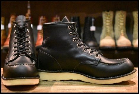 【8.5E 箱付 良品 11年】レッドウィング 8179 アイリッシュセッター 黒 ブラッククローム モックトゥ ブーツ redwing HOPESMORE