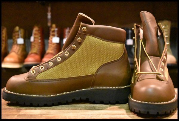 【9.5EE DEAD 白タグ】Danner ダナーライト 30420X 茶 ブラウン カーキ ゴアテックス GORE-TEX 編み上げ ハイキング ブーツ HOPESMORE