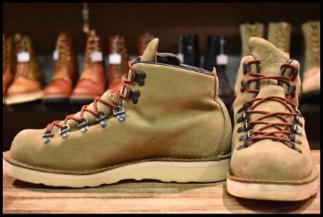 【8.5EE 良品 白タグ】Danner ダナー マウンテンライト 45500X タン スエード ラフアウト GORE-TEX ゴアテックス ブーツ HOPESMORE