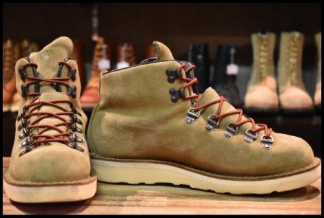 【8.5EE 良品 白タグ】Danner ダナー マウンテンライト 45500X タン スエード ラフアウト GORE-TEX ゴアテックス ブーツ HOPESMORE
