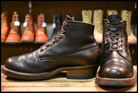 【7.5E 良品】WHITE’S ホワイツ セミドレス ブラッククロムエクセル 黒 ビブラム430シングル レースアップ プルトップ ブーツ HOPESMORE