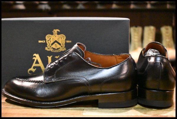 Alden 黒 Uチップ　54007 6.5D 箱付 未使用】ALDEN オールデン 54007 モックトゥシューズ カーフ