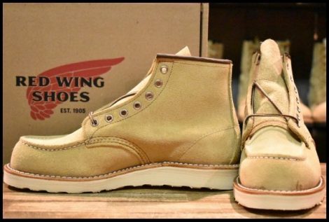 【7D 箱付 未使用 23年】レッドウィング 8833 スエード アイリッシュセッター ホーソーン ラフアウト モック ブーツ redwing HOPESMORE