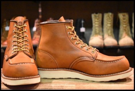 【7.5E 箱付 良品 24年】レッドウィング 875 アイリッシュセッター 茶 オロレガシー モックトゥ レースアップ ブーツ redwing HOPESMORE