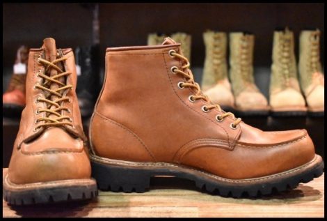 【9E 良品 旧犬タグ 88年05月刻印】レッドウィング 8175 アイリッシュセッター 茶 オロラセット ビンテージ ブーツ redwing HOPESMORE