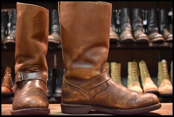 8.5？ 良品 Cマーク】Chippewa チペワ スネークエンジニアブーツ
