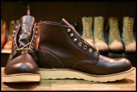 【8D 箱付 DEAD 05年】レッドウィング 8160 アイリッシュセッター 茶 ガラスレザー コレクテッドグレイン ブーツ redwing HOPESMORE