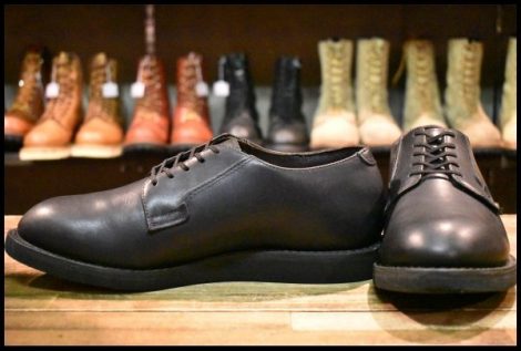 【10D 美品 20年】レッドウィング 9183 ゴアテックス ポストマン シューズ 黒 ブラック ユーコン 短靴 101 ブーツ redwing HOPESMORE