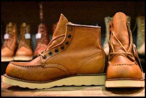 【7D DEAD サイド羽タグ 98年】レッドウィング 875 アイリッシュセッター 赤茶 オロイジナル モックトゥ ブーツ redwing HOPESMORE