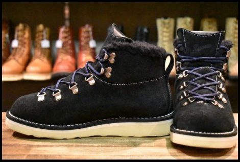 【8 良品】Danner ダナー×ロンハーマン×ベドウィン&ザハートブレイカーズ マウンテンリッジ D212001 ブラック スエード ブーツ HOPESMORE