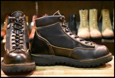 【7.5EE 良品 白タグ】Danner ダナーライト3 33222 ブラック 黒 ゴアテックス GORE-TEX トレッキング レースアップ ブーツ HOPESMORE