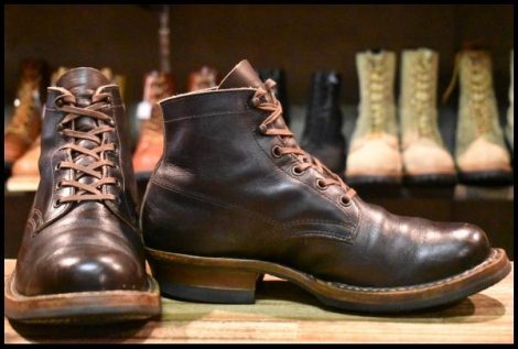 【7.5E 良品】WHITE’S ホワイツ セミドレス ブラウンドレス 茶 ビブラム269シングル 編み上げ レースアップ ブーツ HOPESMORE