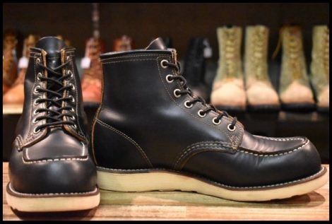 【8E 良品 14年】レッドウィング 9874 アイリッシュセッター ブラック クローンダイク モックトゥ 黒 ブーツ redwing HOPESMORE