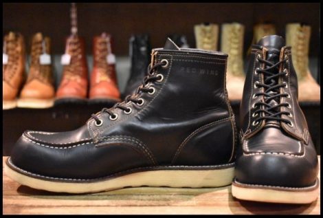 【8E 良品 14年】レッドウィング 9874 アイリッシュセッター ブラック クローンダイク モックトゥ 黒 ブーツ redwing HOPESMORE