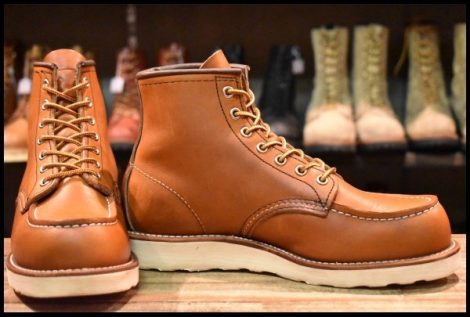 【7D 良品 23年】レッドウィング 875 アイリッシュセッター 茶 オロレガシー モックトゥ レースアップ 編み上げ ブーツ redwing HOPESMORE