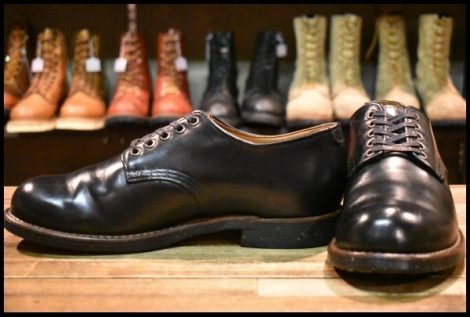 【9D 良品 18年】レッドウィング 8054 フォアマン オックスフォード 黒 ブラッククローム 短靴 ローカット ブーツ redwing HOPESMORE