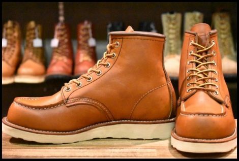 【7D 良品 23年】レッドウィング 875 アイリッシュセッター 茶 オロレガシー モックトゥ レースアップ 編み上げ ブーツ redwing HOPESMORE