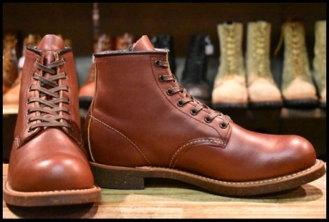 【7.5D 箱付 美品 17年】レッドウィング 2961 ブラックスミス 茶 ブラウン レースアップ 編み上げ ベックマン ブーツ redwing HOPESMORE