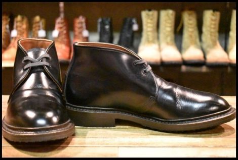 【8D 美品 17年】レッドウィング 9096 キャバリー チャッカ ブラック エスカイヤ 黒 編み上げ レースアップ ブーツ redwing HOPESMORE