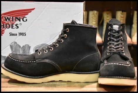 【9E 箱付 良品 ネイバーフッド別注 05年】レッドウィング 8874 黒スエード アイリッシュセッター ブラック ブーツ redwing HOPESMORE