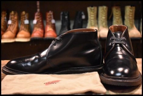 【8D 美品 17年】レッドウィング 9096 キャバリー チャッカ ブラック エスカイヤ 黒 編み上げ レースアップ ブーツ redwing HOPESMORE