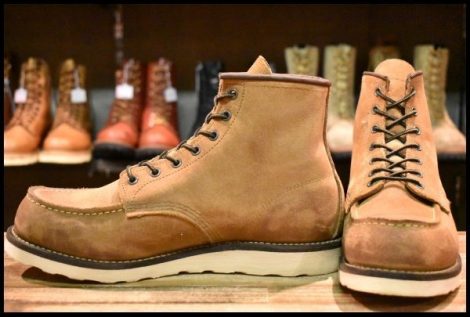 【10E 美品 19年】レッドウィング 8861 アイリッシュセッター ホーソーン ミュールスキナー ラフアウト 茶 ブーツ redwing HOPESMORE