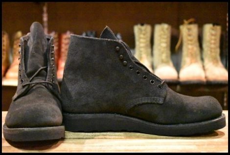 【8D 未使用 アローズ別注 19年】レッドウィング 1989 黒スエード アイリッシュセッター ブラック ブーツ redwing HOPESMORE