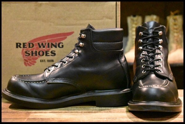 7.5E 箱付 良品 23年】レッドウィング 8133 スーパーソール 黒