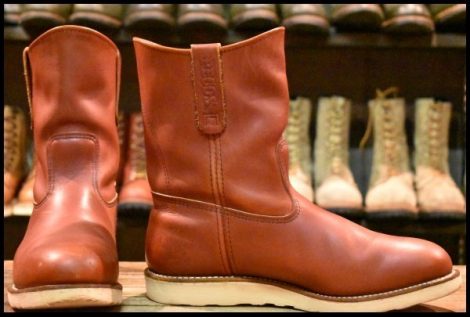 【10E 良品 19年】レッドウィング 8866 ペコス 赤茶 オロラセット クッションソール ブーツ redwing pecos HOPESMORE