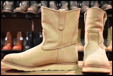 【11E 美品 09年】レッドウィング 8168 スエード ペコス ホーソーン アビレーン ラフアウト プルオン ブーツ redwing pecos HOPESMORE