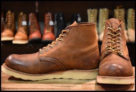 【7D 良品 11年】レッドウィング 9111 アイリッシュセッター 茶 カッパー ラフ＆タフ プレーントゥ 編み上げ ブーツ redwing HOPESMORE