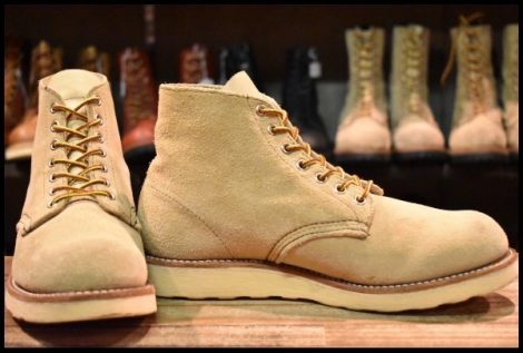 【8D 良品 08年】レッドウィング 8167 スエード アイリッシュセッター ホーソーンアビレーン プレーントゥ ブーツ redwing HOPESMORE
