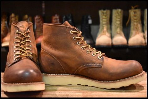 【7D 良品 11年】レッドウィング 9111 アイリッシュセッター 茶 カッパー ラフ＆タフ プレーントゥ 編み上げ ブーツ redwing HOPESMORE