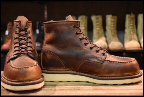 【7.5D 美品 06年】レッドウィング 1907 アイリッシュセッター 茶 カッパー ラフ＆タフ モックトゥ ブーツ redwing HOPESMORE