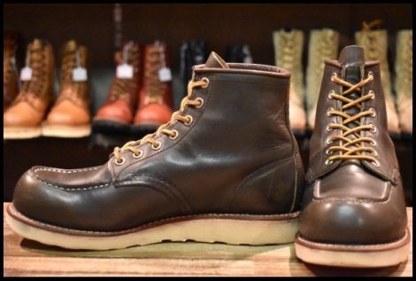 【7.5E 良品 14年】レッドウィング 8180 アイリッシュセッター 緑 カンガタン グリーン レースアップ ブーツ redwing HOPESMORE