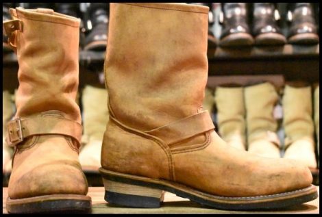 【8.5D 良品 06年】レッドウィング 2972 エンジニア 茶 カッパー ラフ＆タフ スチールトゥ ブラウン ブーツ redwing HOPESMORE