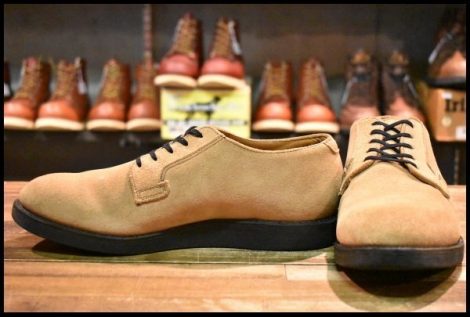 【9.5D 良品 13年】レッドウィング 9103 ポストマン オックスフォード サンド モハヴェ ラフアウト 短靴 ブーツ redwing HOPESMORE