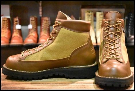【8EE 良品 白タグ】Danner ダナーライト 30420X 茶 ブラウン カーキ ゴアテックス GORE-TEX 編み上げ ハイキング ブーツ HOPESMORE