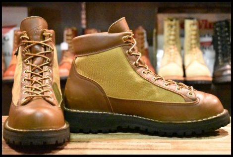 【8EE 良品 白タグ】Danner ダナーライト 30420X 茶 ブラウン カーキ ゴアテックス GORE-TEX 編み上げ ハイキング ブーツ HOPESMORE