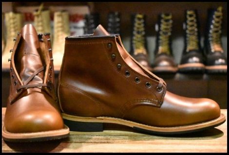 【8D 箱付 未使用 25年】レッドウィング 9422 ベックマン シガー エクスカリバー プレーントゥ 9016 9416 ブーツ redwing HOPESMORE