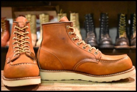 【8E 美品 20年】レッドウィング 875 アイリッシュセッター 茶 オロレガシー モックトゥ レースアップ ブーツ redwing HOPESMORE