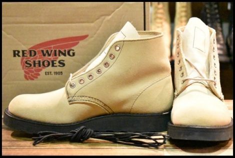 【7.5D 箱付 未使用 11年 BIOTOP】レッドウィング 8167 PLATFORM TYPE BLACK ラフアウト ブーツ nonnative 藤井隆行 redwing HOPESMORE